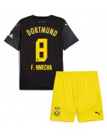 Borussia Dortmund Felix Nmecha #8 Bortedraktsett Barn 2024-25 Korte ermer (+ bukser)